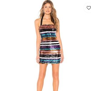 Revolve About Us Sequin Party Dress